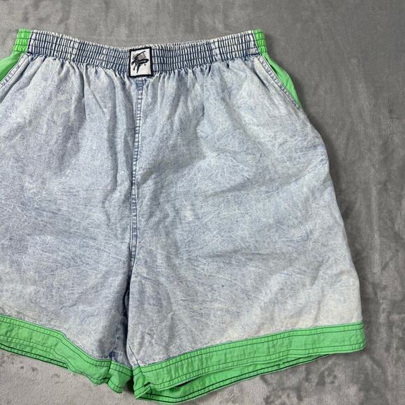 Vintage Off the Top Shorts XL Chambray Stonewash Cotton USA - Picture 2 of 9